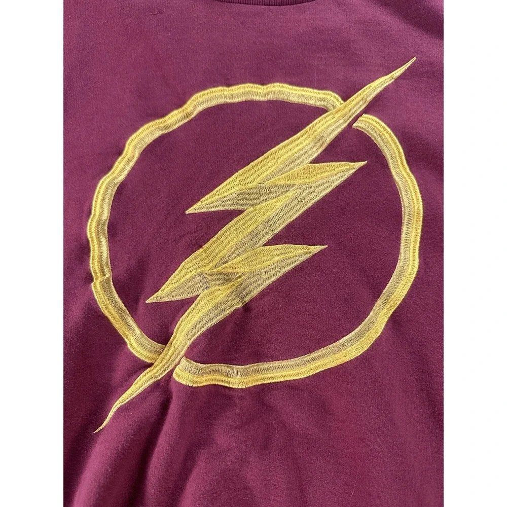 VTG Box Lunch "The Flash"  Embroidered‎ Sweatshirt Crewneck Size Small S (18) - Picture 5 of 16